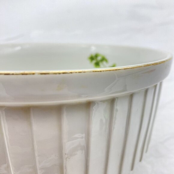 Andrea By Sadek Cookware Set Parsley  7 3/8 & 6” Souffle Casserole Oven To Table - Picture 10 of 16